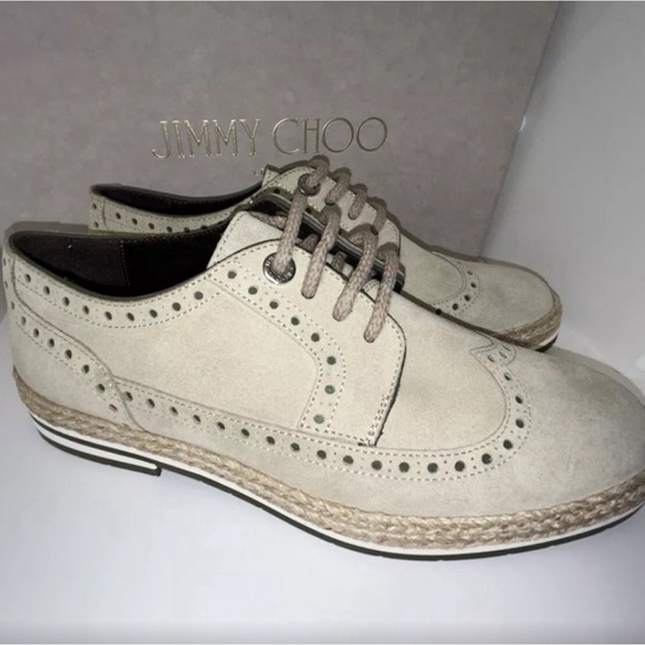 Jimmy Choo Authentic Men’s Jake DRA Dust Suede Boots Loafers Size-EU41/US8